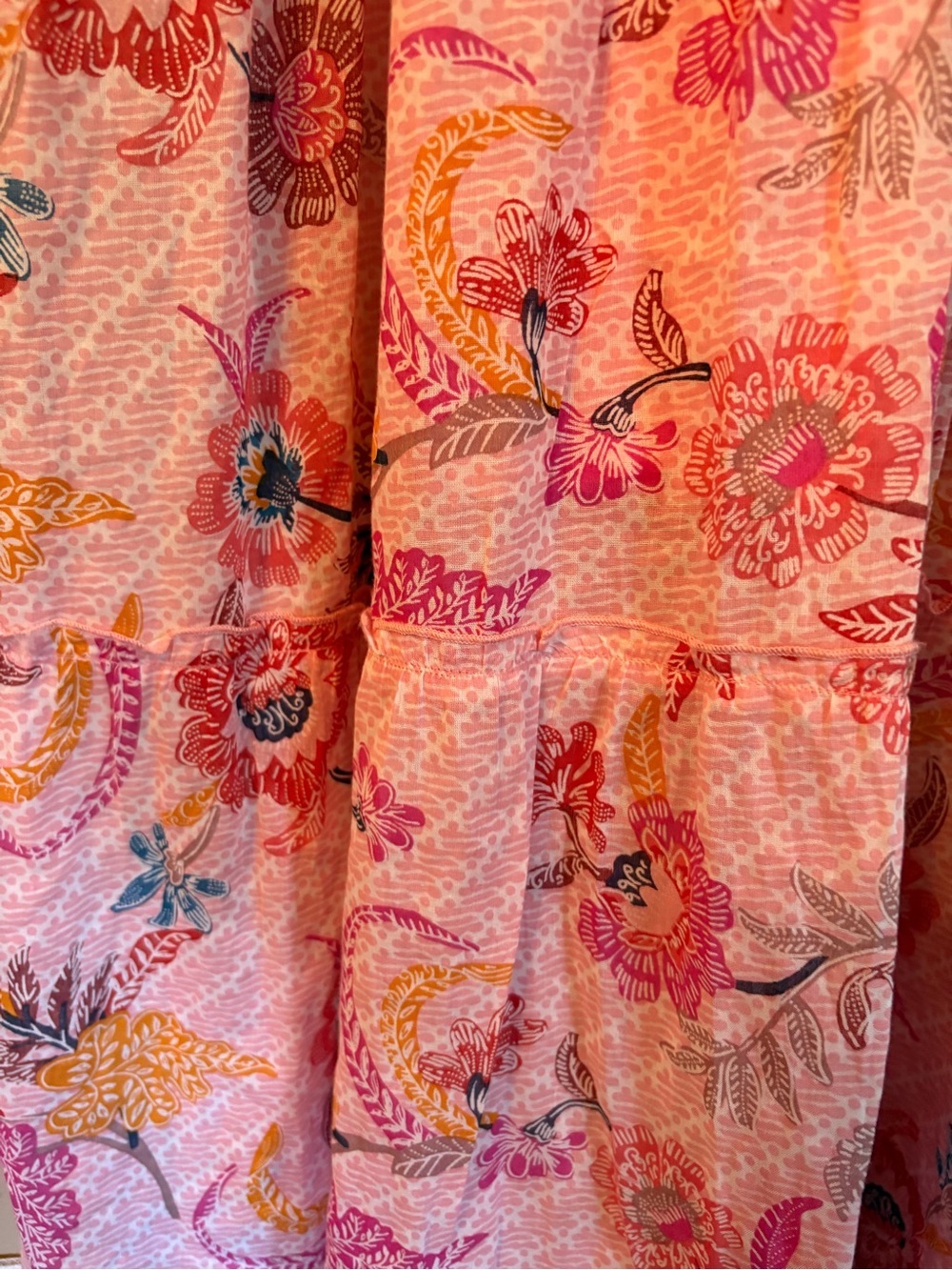 Molly Bracken Pink Alba Floral Tiered Maxi Dress - Picture 11 of 15